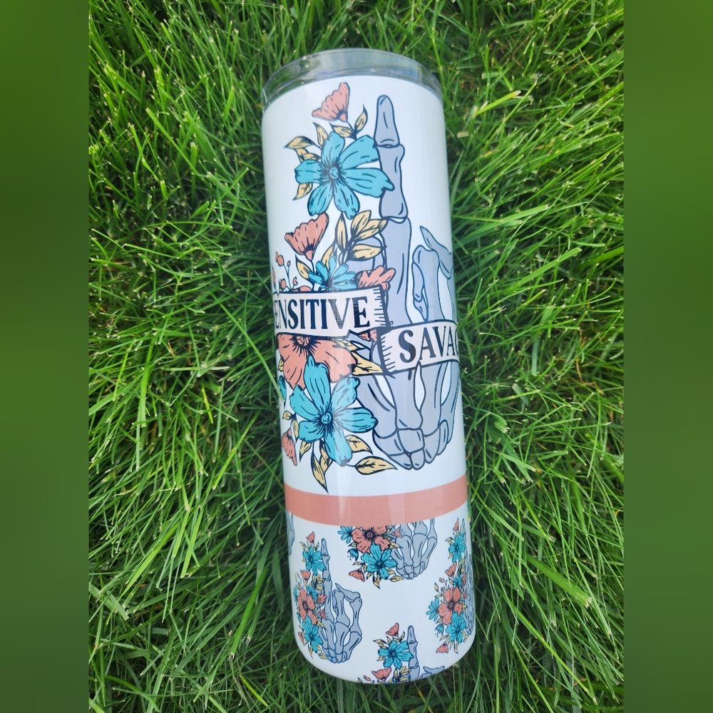 Have the day you deserve 20oz stainless steel tumbler